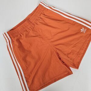 Adidas Originals Sprinter 3 Stripe Trefoil Men’s Orange S Shorts New Sportswear